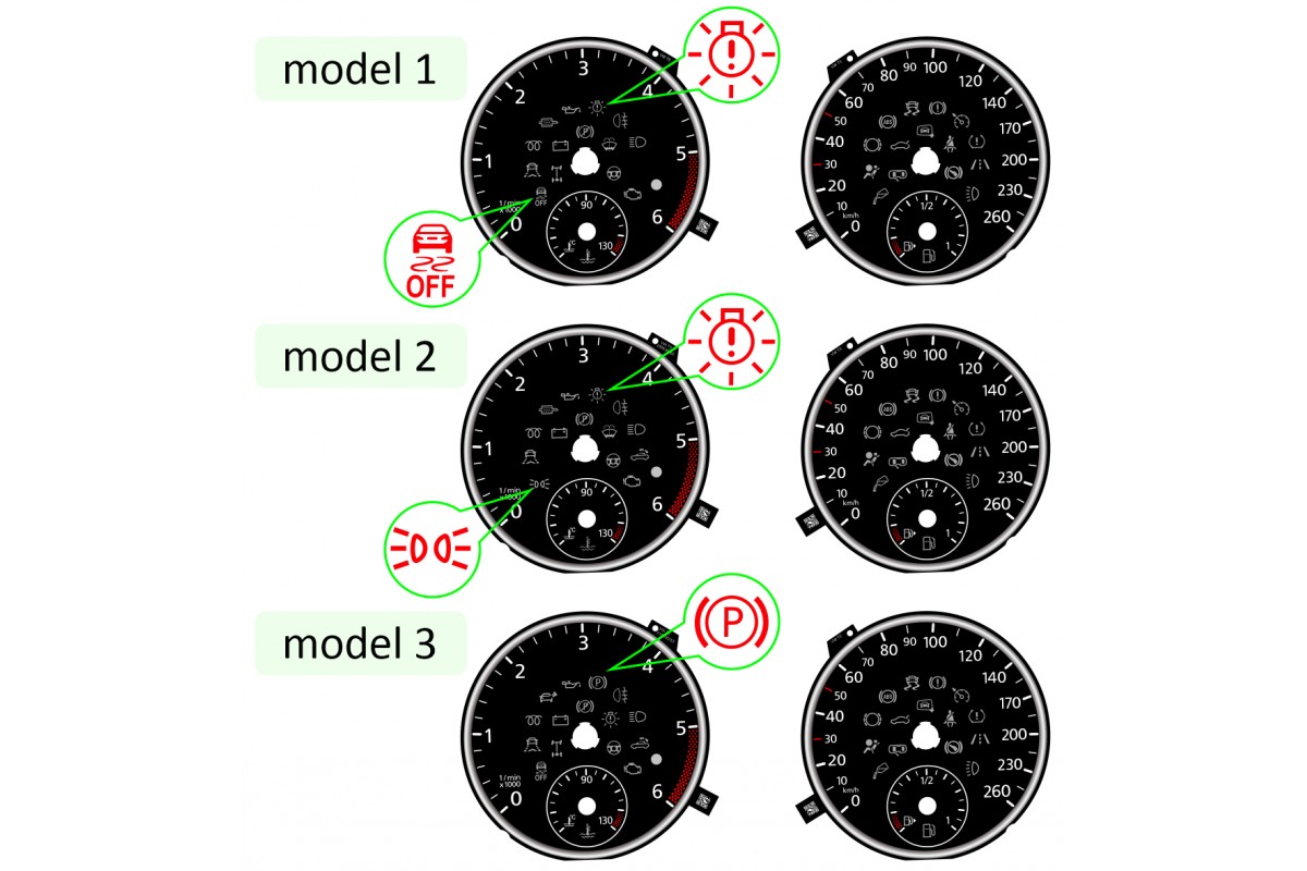 Volkswagen Transporter T Lift Replacement Tacho Dials Converted