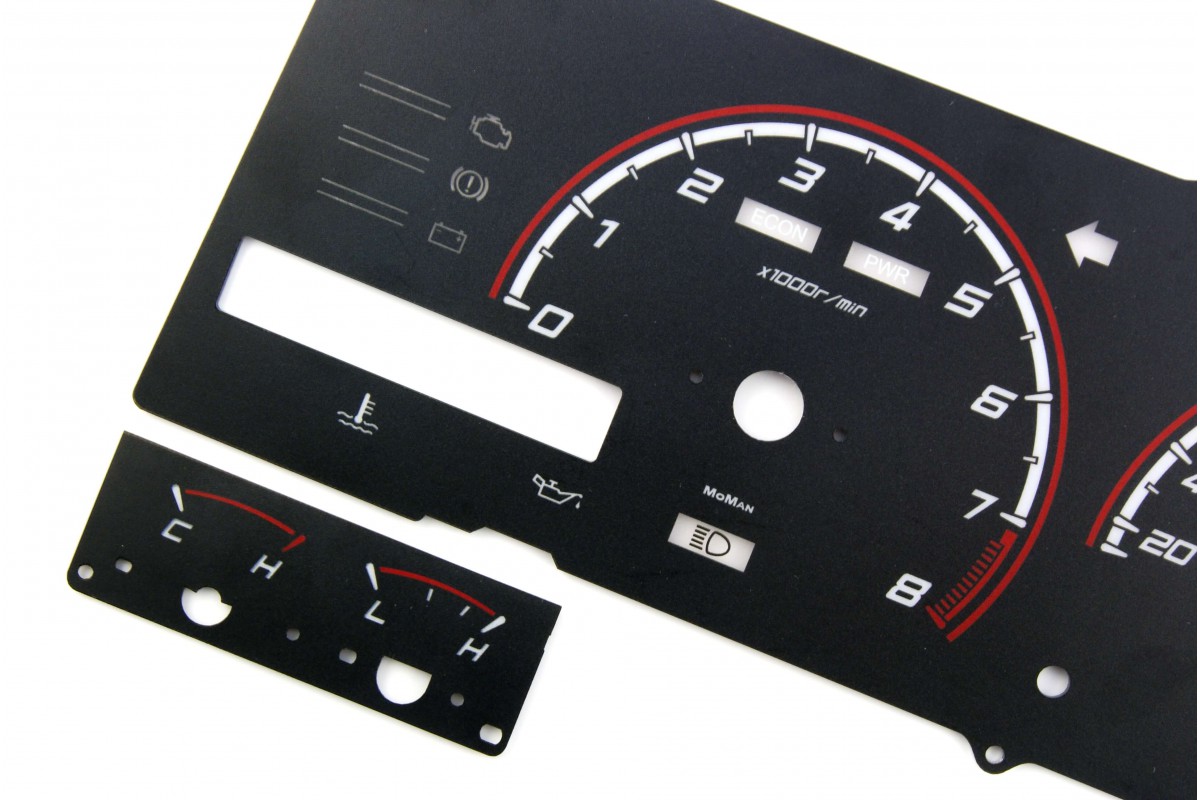 Toyota Corolla AE86 Levin Design 2 PLASMA TACHO GLOW GAUGES