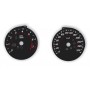 Chevrolet Camaro SS - since 2016 - Replacement instrument cluster dials, counter faces gauges from MPH to km/h