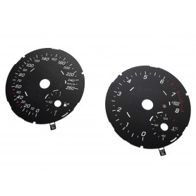 Mercedes-Benz SL-class R231 - Replacement instrument cluster tacho dials - converted from MPH to Km/h design 2