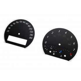 BMW Z4 E85 - Replacement instrument cluster dials from MPH to km/h