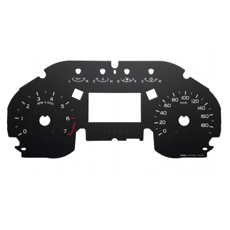 Ford F150 - replacement tacho dials from MPH to km/h Model 3