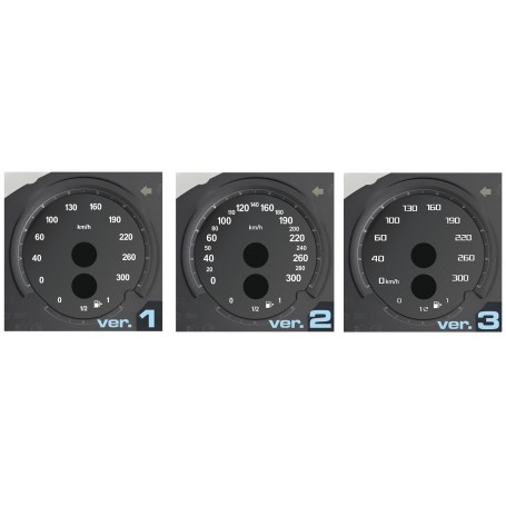 BMW M2 F87 - Replacement tacho dials, counter faces gauges - converted from MPH to Km/h