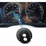 BMW F20 F21 F22 F23 2017-2019 - Replacement tacho dial, face counter gauge - converted from MPH to Km/h