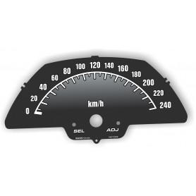 Suzuki Intruder zamiennik tarcz licznika z MPH na km/h
