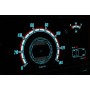 Fiat 126p FL plasma tacho glow gauges tachoscheiben dials
