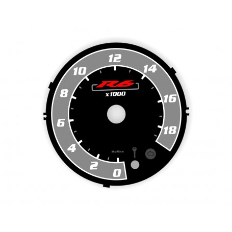 Yamaha R6 2008-2017 design 5 plasma tacho glow gauges tachoscheiben dials