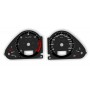 Audi A6 C6, Q7  - replacement tacho dials, face counter gauges in RS style