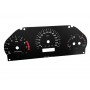 Jaguar XK8 / XKR (X100) - Replacement instrument cluster dials, face counter gauges - converted from MPH to Km/h
