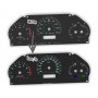 Jaguar XK8 / XKR (X100) - Replacement instrument cluster dials, face counter gauges - converted from MPH to Km/h