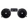 Volkswagen EOS 2005-2010 - Replacement tacho dials, face counter gauges - converted from MPH to Km/h