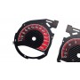 Mercedes C Class W205 - Custom Replacement tacho dials instrument cluster- converted from MPH to Km/h