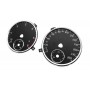 Volkswagen EOS 2010-2015 - Replacement tacho dials, counter gauges faces - converted from MPH to Km/h