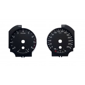 Nissan Murano - Replacement instrument cluster dials from MPH to km/h