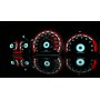 Toyota Starlet / Glanza 1996-1999 style 2 plasma tacho glow gauges tachoscheiben dials