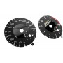 Mercedes ML for AMG - Replacement tacho dials, face counter gauges - converted from MPH to Km/h