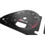 Audi RS6 - tacho replacement dials, face counter gauges from MPH to km/h