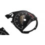 Mercedes W205, C43 for AMG - Chessboard design - Replacement tacho dials, face counter gauges - converted from MPH to Km/h