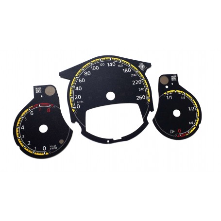 Volkswagen Beetle - Replacement tacho dials face counter gauges Design 4