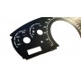 Mercedes-Benz V12 W215, C215, W220, CL for AMG - Replacement tacho dials, face counter gauges - converted from MPH to Km/h