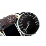 Audi TT 2 8J conversion tacho dials, face counter gauges MPH to KMH