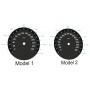 BMW 5 F10, F11, F15 - Replacement tacho dials gauges counter faces - converted from MPH to Km/h