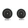 BMW X3, X4, F25, F26 - Replacement tacho dials gauge counter faces - converted from MPH to Km/h