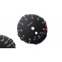 BMW Seria 1 E88 - Replacement instrument cluster dials counter gauges tachoscheiben from MPH to km/h