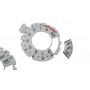 Mercedes SLS C197 R197 - Replacement tacho dials counter gauges tachoscheiben - converted from MPH to Km/h