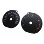 Jaguar XKR, XKR-S - Replacement dials gauges - converted from MPH to Km/h tacho counter