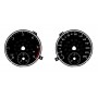 Volkswagen Sharan 7N - Replacement tacho dials gauges - converted from MPH to Km/h Counter