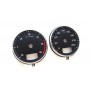 Audi A3 8P Lift  - replacement instrument cluster dials face gauge MPH to km/h