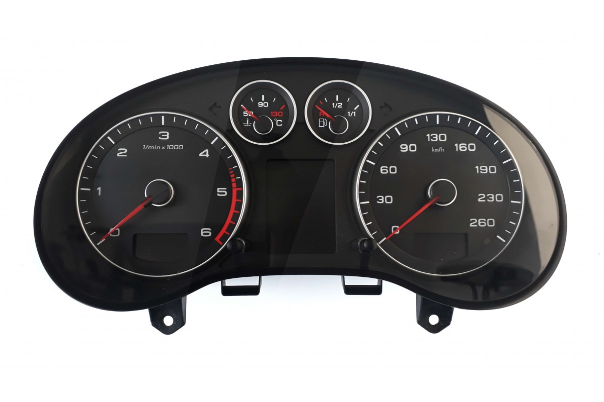 Audi A3 8P Lift replacement instrument cluster dials face gauge MPH