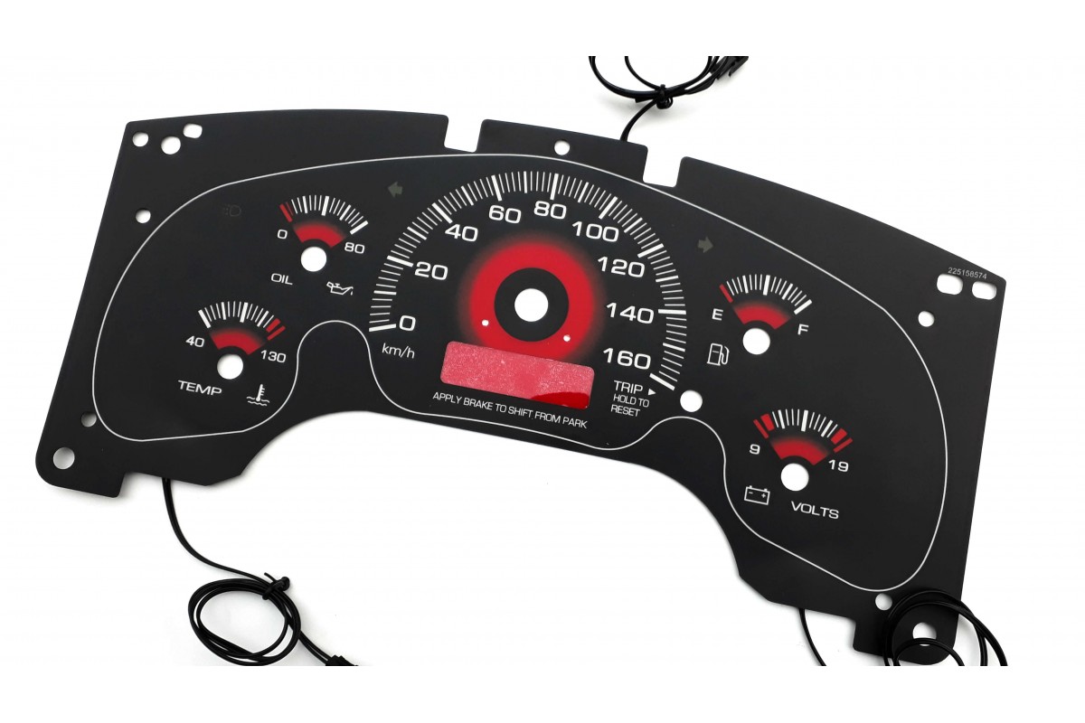 GMC Savana / Chevrolet Astro plasma tacho glow gauges tachoscheiben