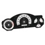 Toyota FJ Cruiser - replacement tacho dial converted from MPH to Km/h