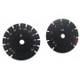 Maserati Levante V8 - Replacement tacho dials gauges - converted from MPH to Km/h tacho counter
