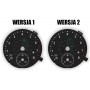 Volkswagen Tiguan - Replacement tacho dials - converted from MPH to Km/h