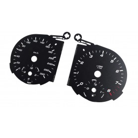 Mercedes ML W164 / Mercedes GL X164 - Replacement tacho dial for amg counter gauges - converted from MPH to Km/h