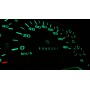 Chevrolet Express - świecące tarcze licznika zamiennik INDIGLO z MPH na km/h