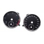 VW Scirocco 3 before lift REPLACEMENT tacho DIAL - CONVERTED FROM MPH TO KM/H