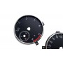 VW Scirocco 3 before lift REPLACEMENT tacho DIAL - CONVERTED FROM MPH TO KM/H