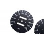 BMW K1200LT - replacement tacho dials, face counter gauge from MPH to km/h