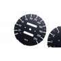 BMW K1200LT - replacement tacho dials, face counter gauge from MPH to km/h