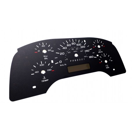 GMC Savana replacement tacho dials, counter faces gauges MPH to km/h