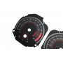Ford Mustang from 2015+ custom ROUSH STYLE speedo replacement instrument cluster dials counter gauges speedometer MPH to km/h