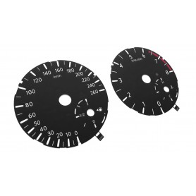 Infiniti QX30 - Zamiennik tarcz licznika, zegary z MPH na km/h