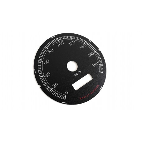 Harley Davidson Dyna – 4” (80mm) replacement instrument cluster speedo dial