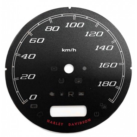 Harley Davidson FLHR Road King - tarcza licznika zamiennik z MPH na km/h