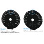 Lexus NX - replacement instrument cluster dials counter gauges MPH to km/h