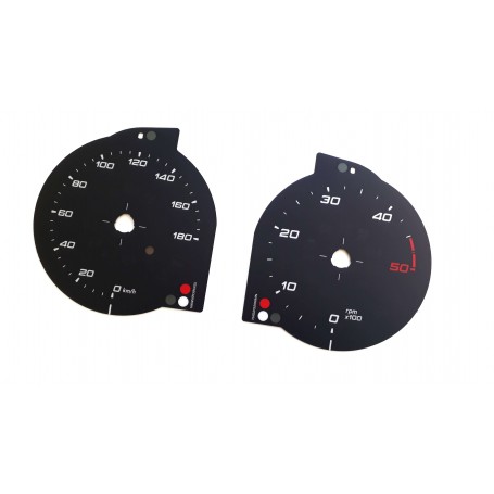 IVECO Daily 4 IV 2014-2019 - replacement instrument cluster dials counter gauges from MPH to KMH